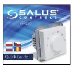 SALUS BTR230 Intelligent Heating Control 3