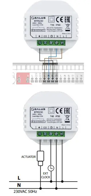 SALUS BTR230 Intelligent Heating Control 5