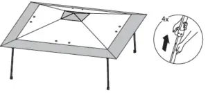 PopupShade, One Push Gazebo