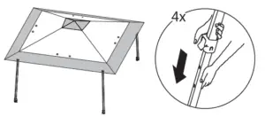PopupShade, One Push Gazebo