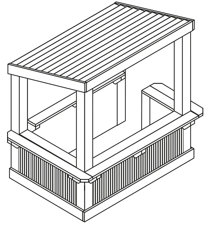 Wickes Timber Project - Garden Bar - garden bar