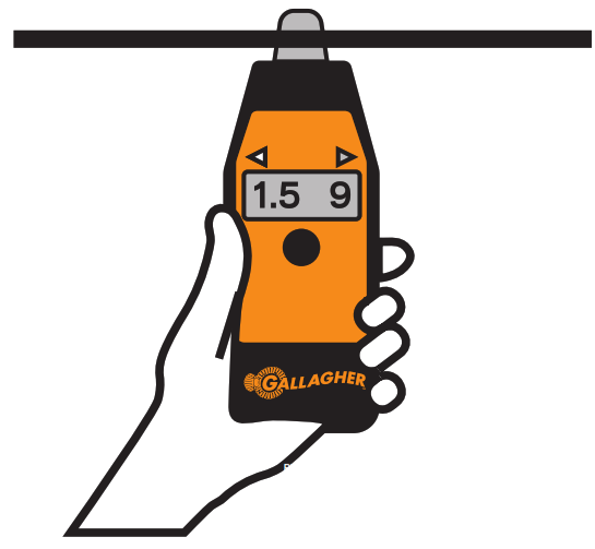 GALLAGHER G50405 Fence Tester - measurement