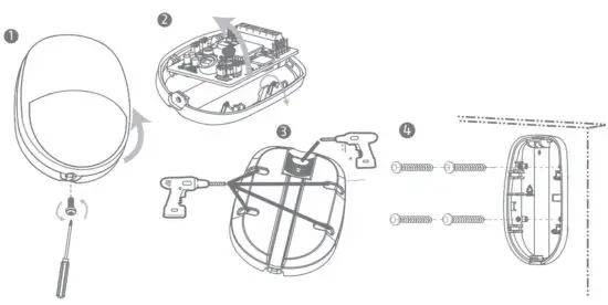 ABUS AZBW10120 Motion Detector PIR MW - overview1