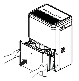 Haier QPHR50 Portable Dehumidifier with Built in Pump and Smart Dry - Removing Collected Water