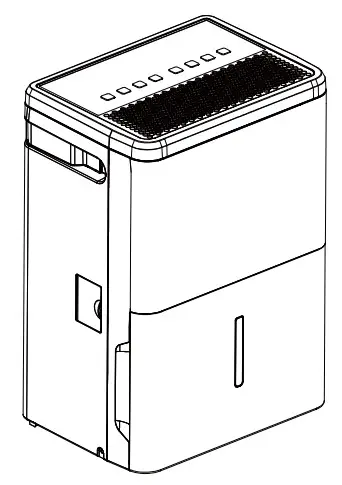 Haier QPHR50 Portable Dehumidifier with Built in Pump and Smart Dry