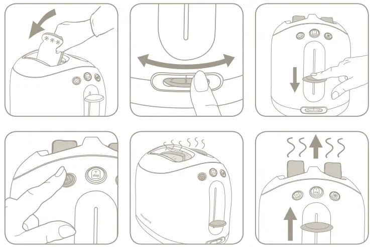 Rowenta 3313118 Bread Toaster - parts 6