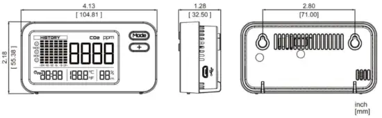 CO2METER RAD-0302 IAQ Mini CO2 Monitor - Fig 18