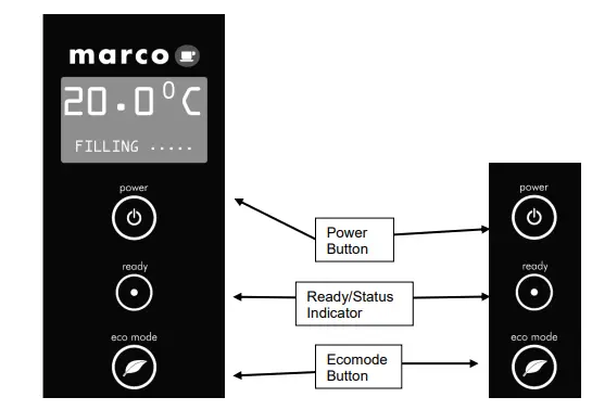 Ecoboiler UC4L 2.4kW Marco Beverage Systems Ltd  1