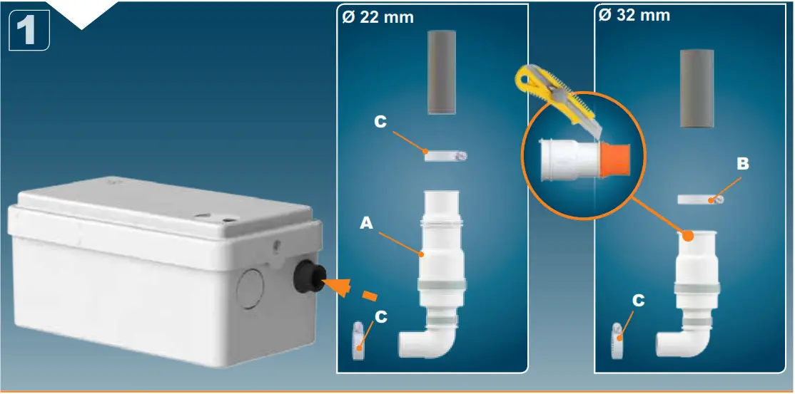 SFA Douche-Shower Flat 22 n m,