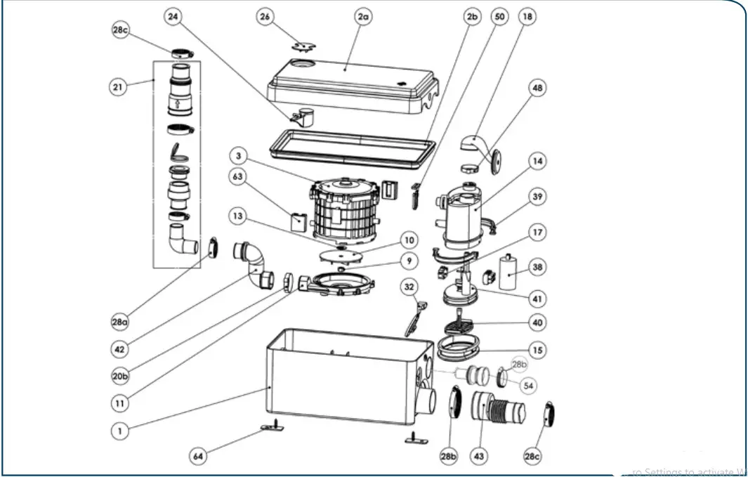 SFA Douche-Shower Flat 28c