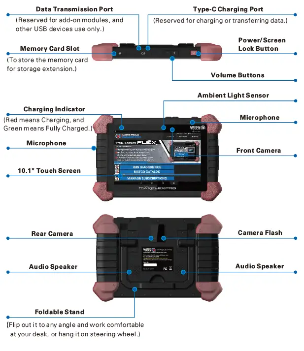 MATCO TOOLS Maxflex Pro Automotive Intelligent Diagnostic fig 1