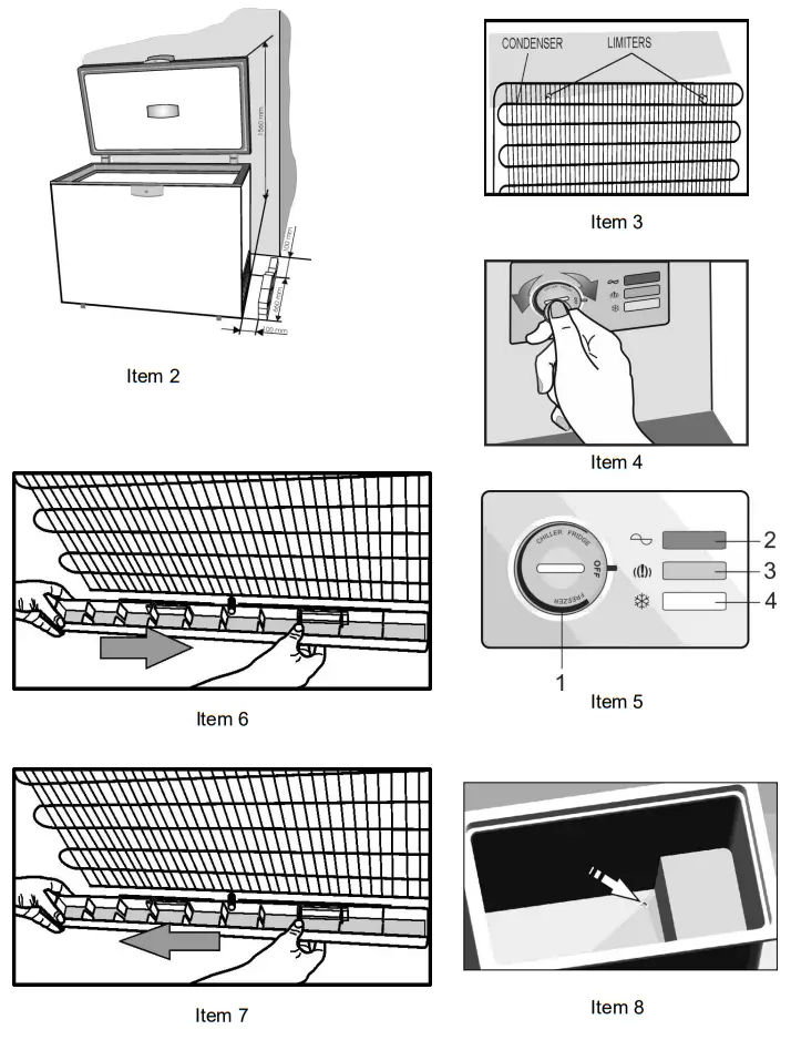 arcelik 2401 J Sandik Tipi Derin Dondurucu - 3