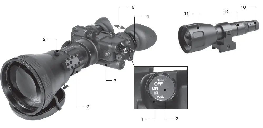 AGM FOXBAT-LE Night Vision Bi-Ocular 4