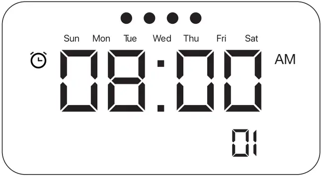 Lenovo Checking the alarm clock