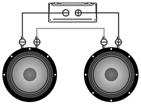 DB AAP-500.2D Apocalypse ATOM PLUS - Serial connection of the speakers