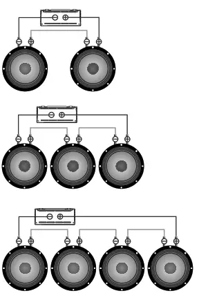 DB AAP-500.2D Apocalypse ATOM PLUS - Serial connection of the speakers3
