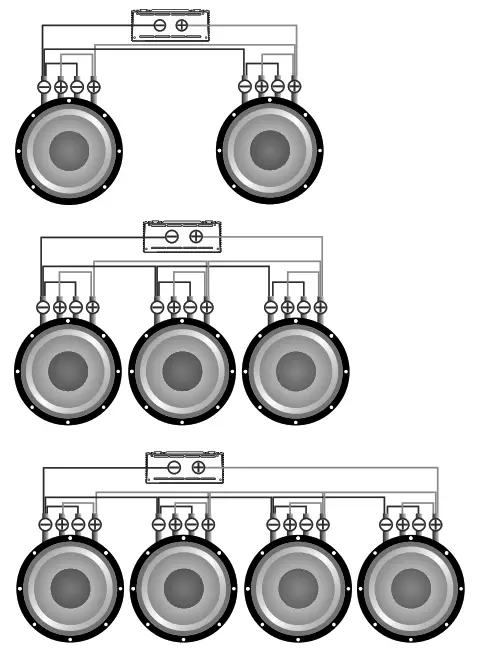 DB AAP-500.2D Apocalypse ATOM PLUS - Subwoofers in parallel, coils in parallel
