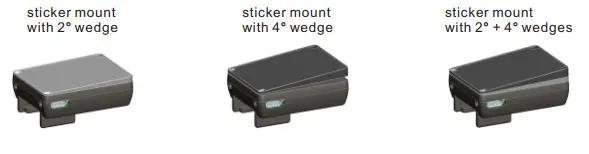 mini0906 Dash Camera dashsticker mount.