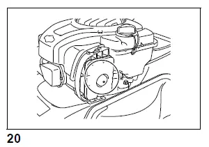 makita PLM4120 Petrol Lawn Mower FIG 12