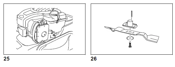 makita PLM4120 Petrol Lawn Mower FIG 16