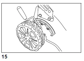 makita PLM4120 Petrol Lawn Mower FIG 7