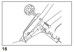 makita PLM4120 Petrol Lawn Mower FIG 8