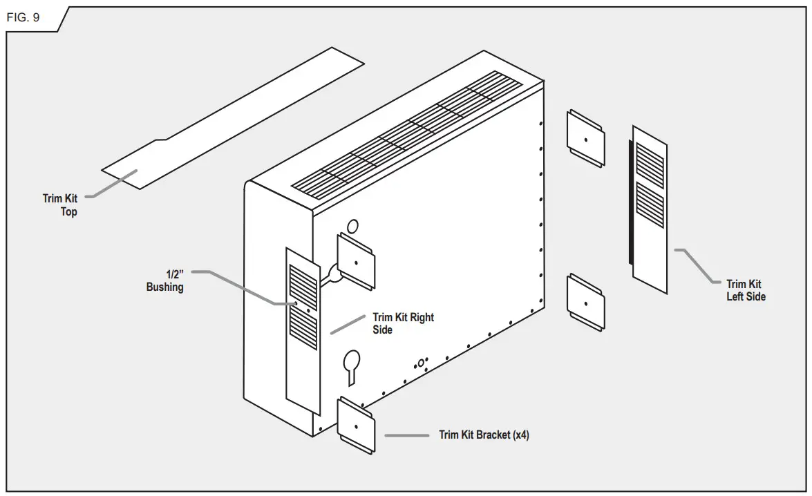 cozyheaters HEDV254A HI-EFFICIENT DIRECT VENT WALL FURNACE - figure 8