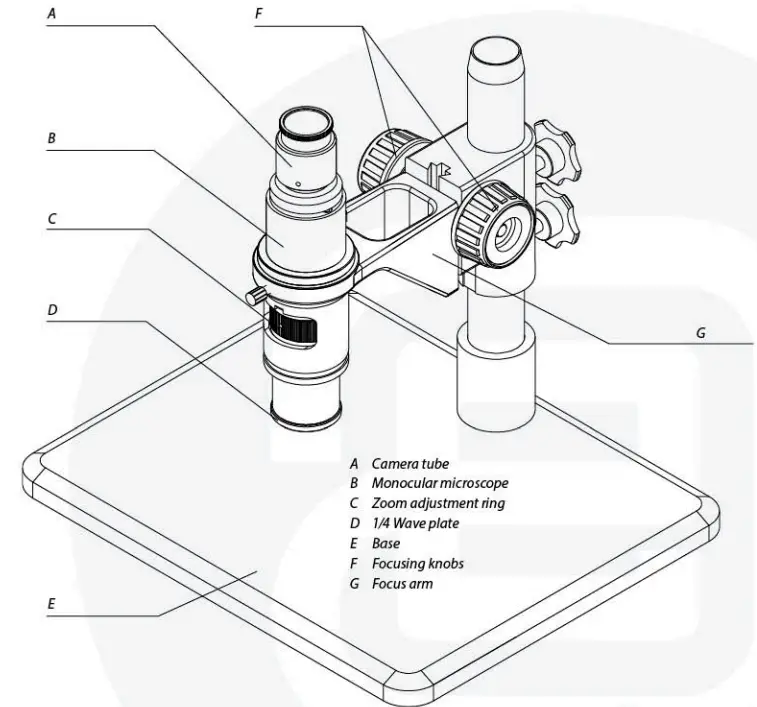 Euromex MZ.4500 monocular zoom microscope - fig1