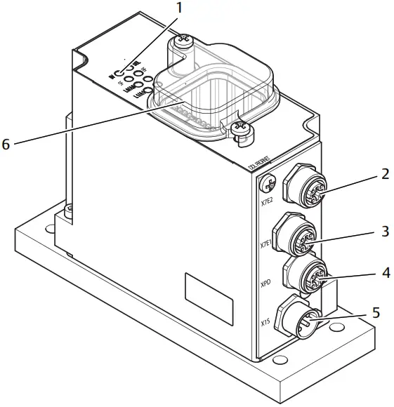 Emerson R412013605-BAL001AD Bus coupler with link structure DDL - fig 1