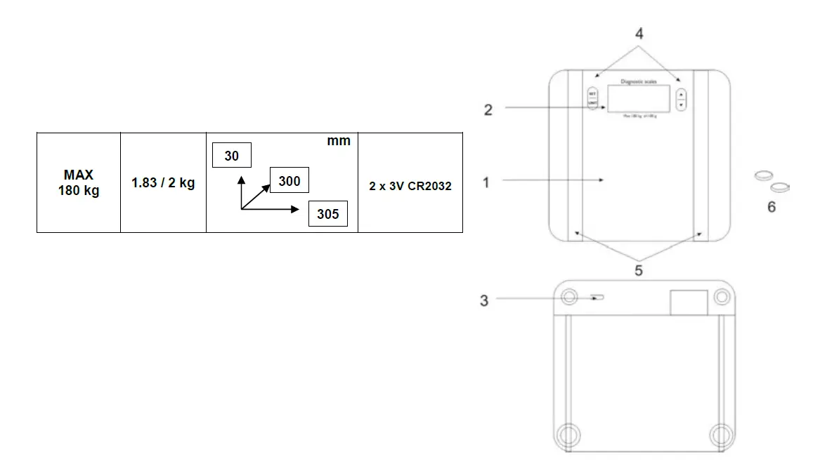 SCARLETT SL-BS34ED42 Bathroom Scale fig 1