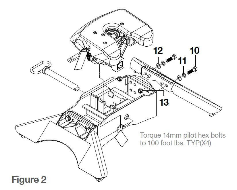 CURT A20 5th Wheel Hitch Head Instruction FIG 2