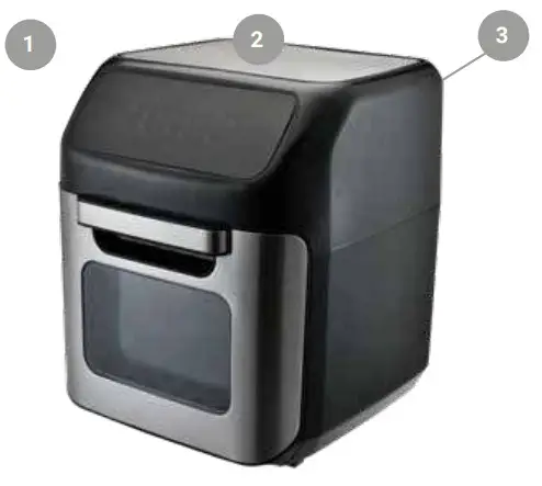 BluMill GLA 1006A Air Fryer Oven - Parts 2