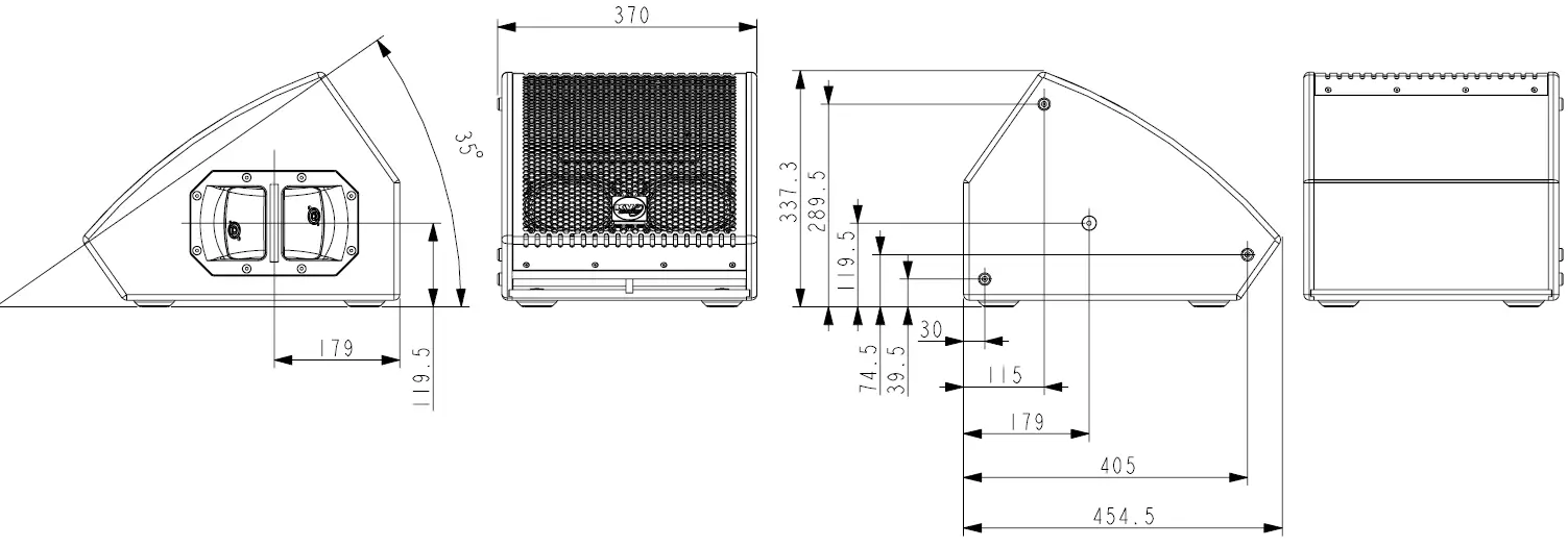 KV2 audio ESM26 ESM Series Ultimate Passive Monitor 03