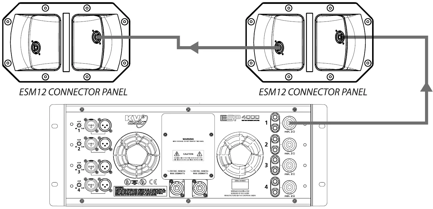 KV2 audio ESM26 ESM Series Ultimate Passive Monitor 08