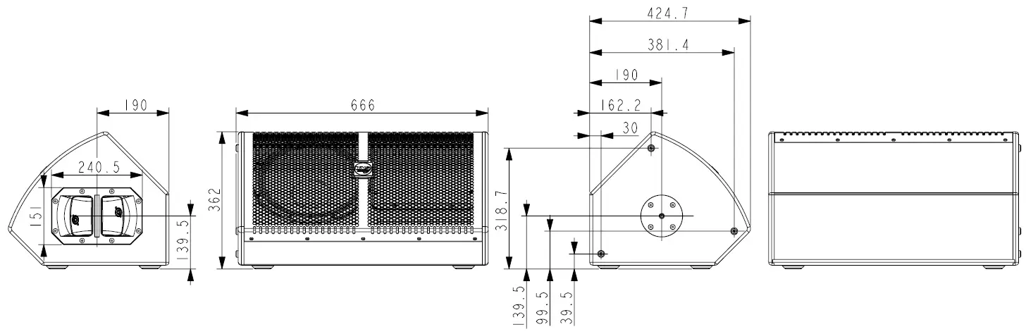 KV2 audio ESM26 ESM Series Ultimate Passive Monitor 14