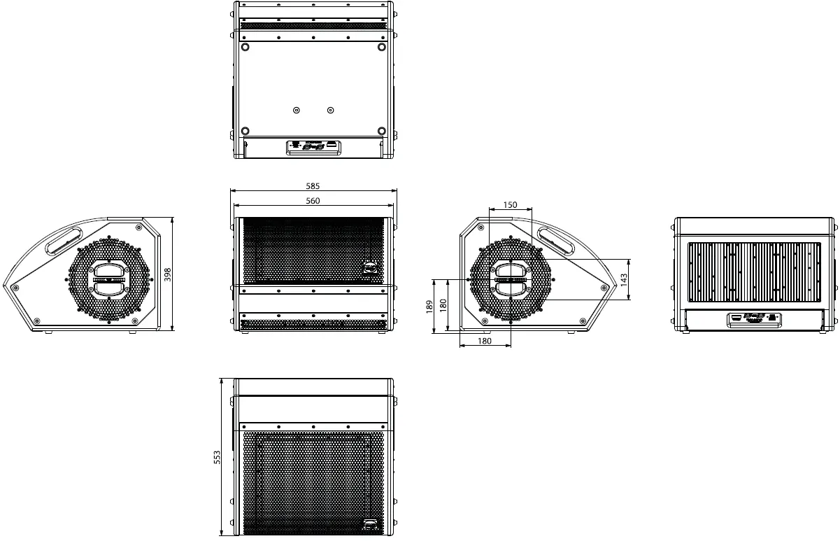 KV2 audio ESM26 ESM Series Ultimate Passive Monitor 21