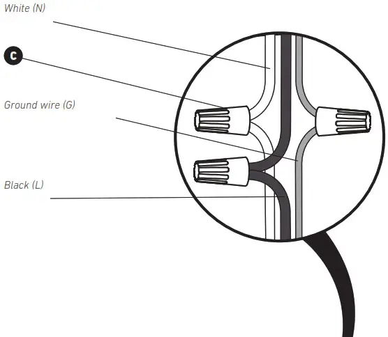 artika Glam LED Pendant Light - CONNECTING THE WIRES AND INSTALLATION OF THE CANOPY 1