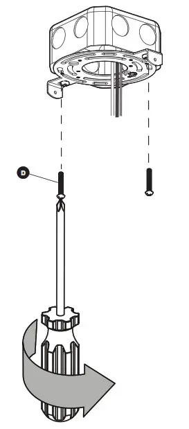 artika Glam LED Pendant Light - MOUNTING BRACKET INSTALLATION 3