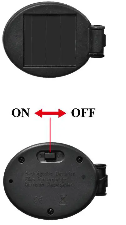 GAINSBOROUGH K221 Solar Butterfly Rain Gauge Stake - Replacing Battery