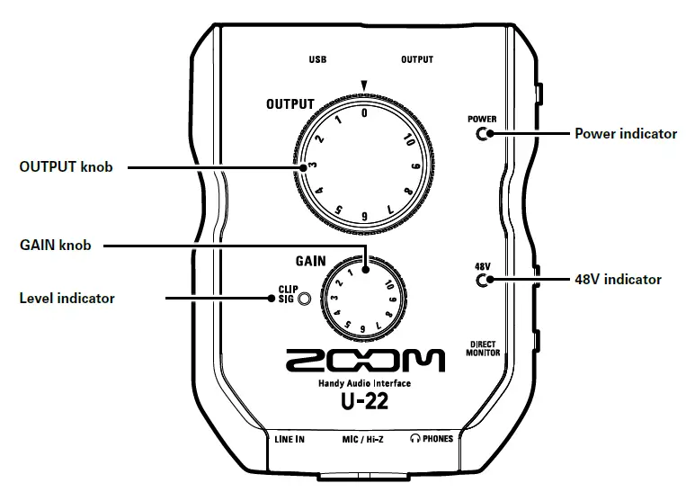 Zoom U-22 Handy Audio Interface (1)