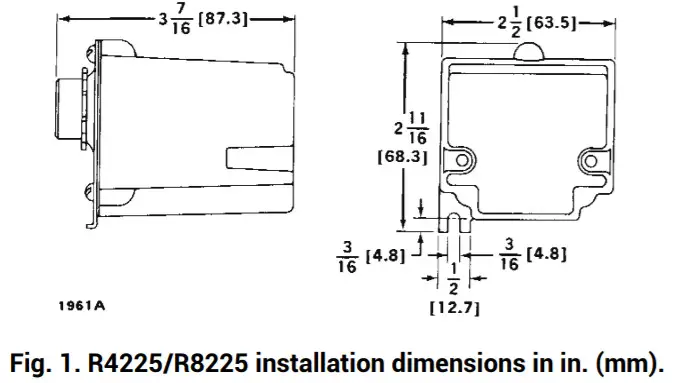 resideo Fan Relays R4225A - fig 1