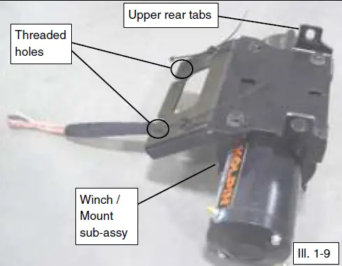 TRX420 Kolpin Outdoors Quick Mount Steel Cable Winch 2500lb Honda 10
