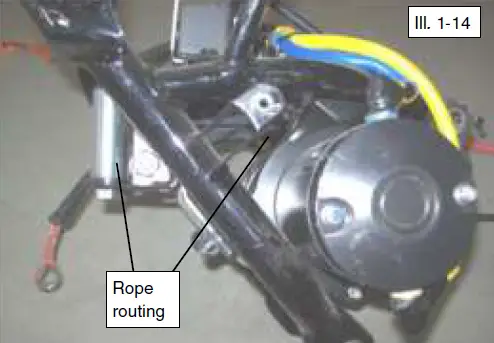 TRX420 Kolpin Outdoors Quick Mount Steel Cable Winch 2500lb Honda 15