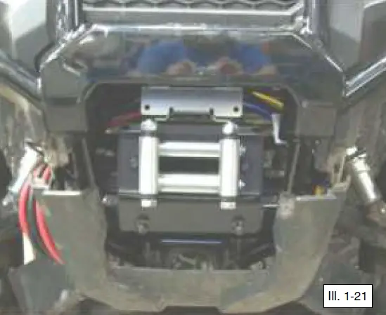 TRX420 Kolpin Outdoors Quick Mount Steel Cable Winch 2500lb Honda 22