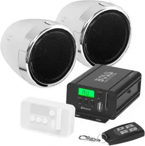 BOSS MC520B Bluetooth Weather Rated Speaker and Amplifier System