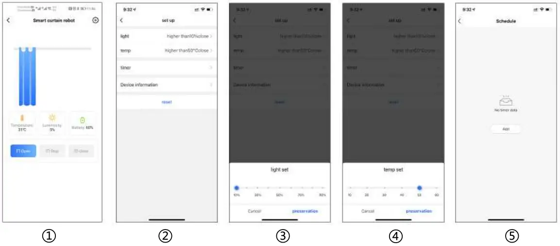 tuya Smart Curtain Robot - controlled
