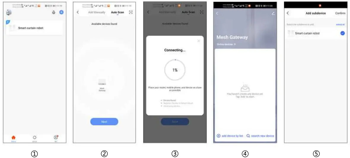 tuya Smart Curtain Robot - password