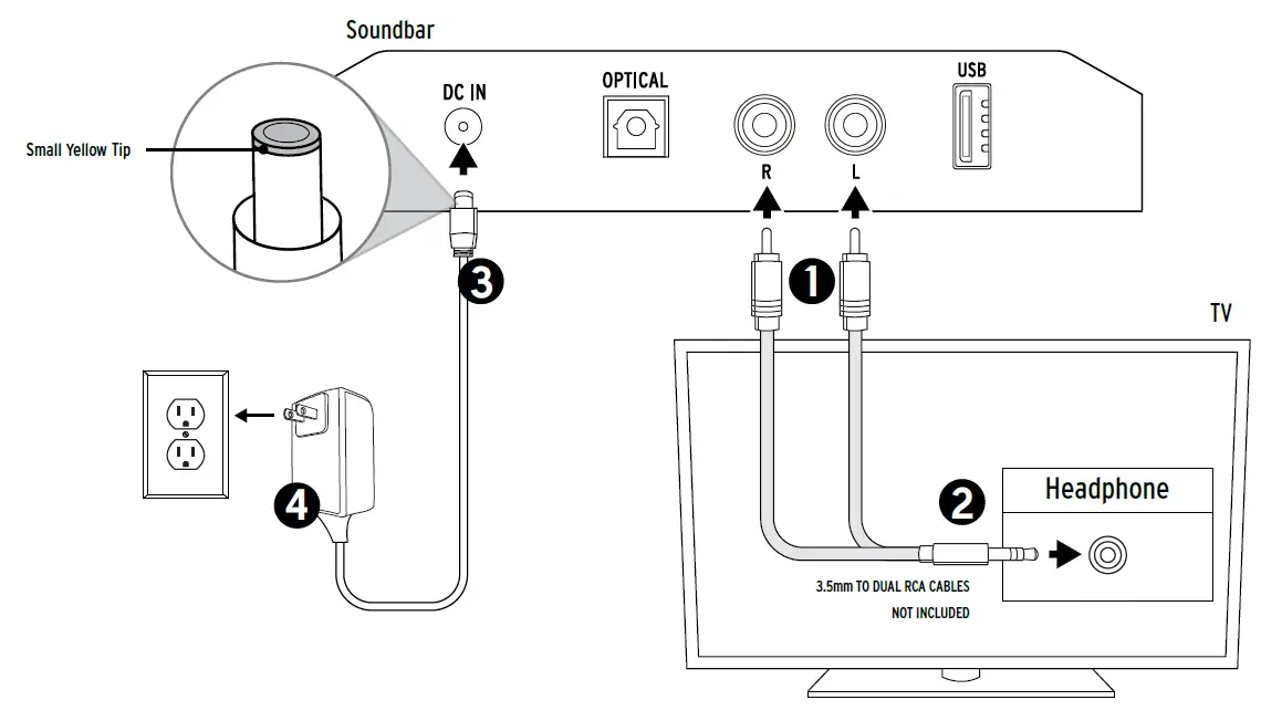 Klipsch R-4B Series 2.1 Channel Sound Bar 7