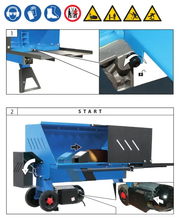 Gude GHS Series Log Splitter Machine - fig 20