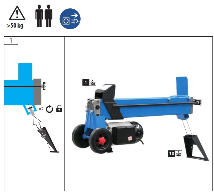Gude GHS Series Log Splitter Machine - fig 3